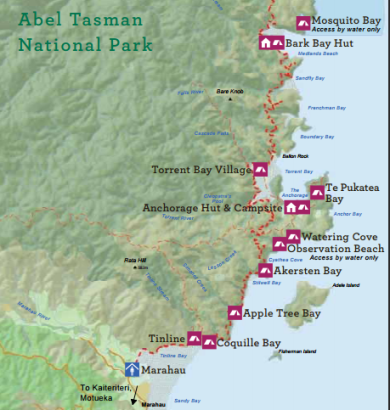 Abel tasman map (2)
